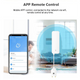B50B-Tuya Zigbee Smart Water Leak Sensor Water Overflow Level Detector Security Alarm System Flood Leakage Sensor