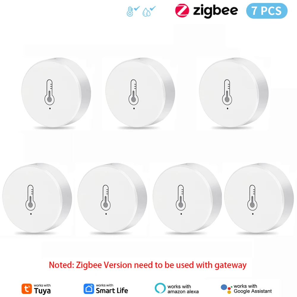 Revolutionize Your Home with the Tuya Zigbee Mini Temperature and Humidity Sensor – Smart Remote Monitoring with Alexa and Google Home Integration