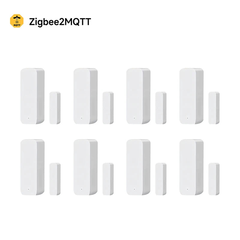 Z2M Enabled Zigbee Window Sensor, Custom Rules via Z2M, Tuya Compatible for Voice Control with Alexa & Google Home