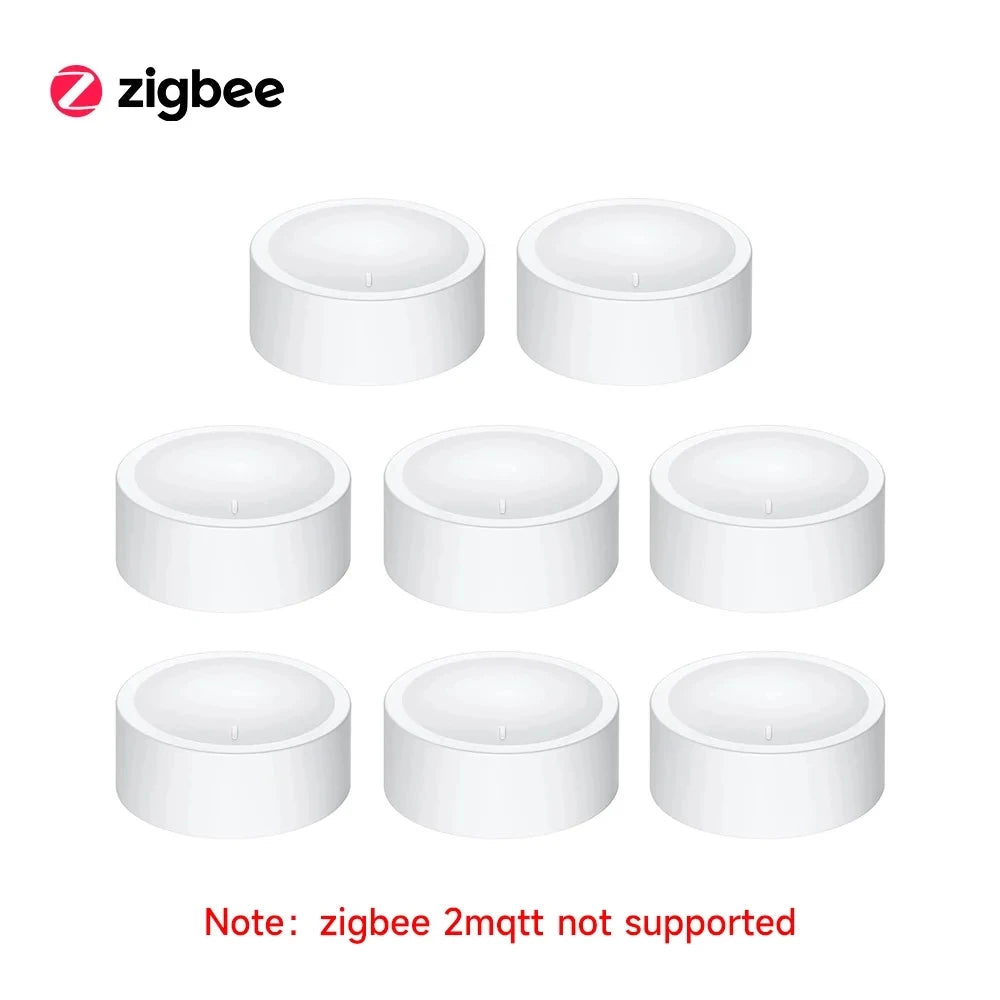 Tuya Zigbee Smart Knob Dimmer Scene Switch Wireless Rotary Controller Works Alexa Google Home Smart Life App