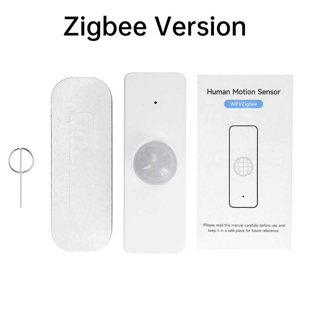 Tuya Smart WIFI Zigbee Human Motion Sensor Wireless PIR Infrared/Presence Sensing Motion Detector without Battery