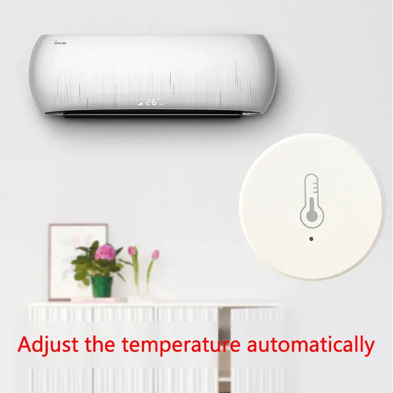 Tuya Zigbee 3.0 Temperature Humidity Sensor Indoor Hygrometer Thermometer Smart Home Work with Smart Life Alexa Google Assistant