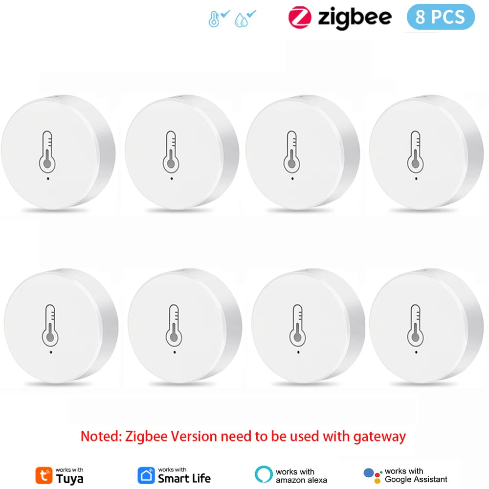 Revolutionize Your Home with the Tuya Zigbee Mini Temperature and Humidity Sensor – Smart Remote Monitoring with Alexa and Google Home Integration