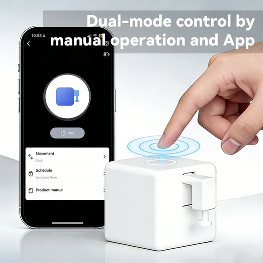 For Zigbee Smart Fingerbot plus Switch Button Pusher Touch Arms Fingerbot Works with Tuya Smart Life Control for Alexa Google