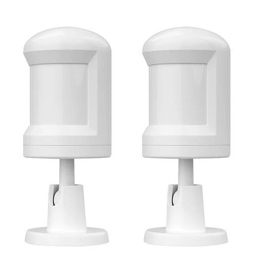 B04B-2Pcs TUYA Human Body Sensor Zigbee Motion Security Wireless Connection Light Intensity Gateway PIR Human Body Sensor
