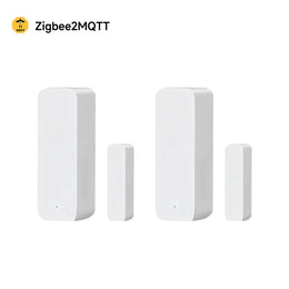 Zigbee2Mqtt (Z2M) Door Sensor, High Precision Security Detector, Tuya Ecosystem Compatible for Versatile Connectivity