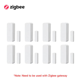 Tuya Smart Home Zigbee Door Sensor Alarm Window Door Open/Closed Detectors Security Protection Smart Life for Alexa Google