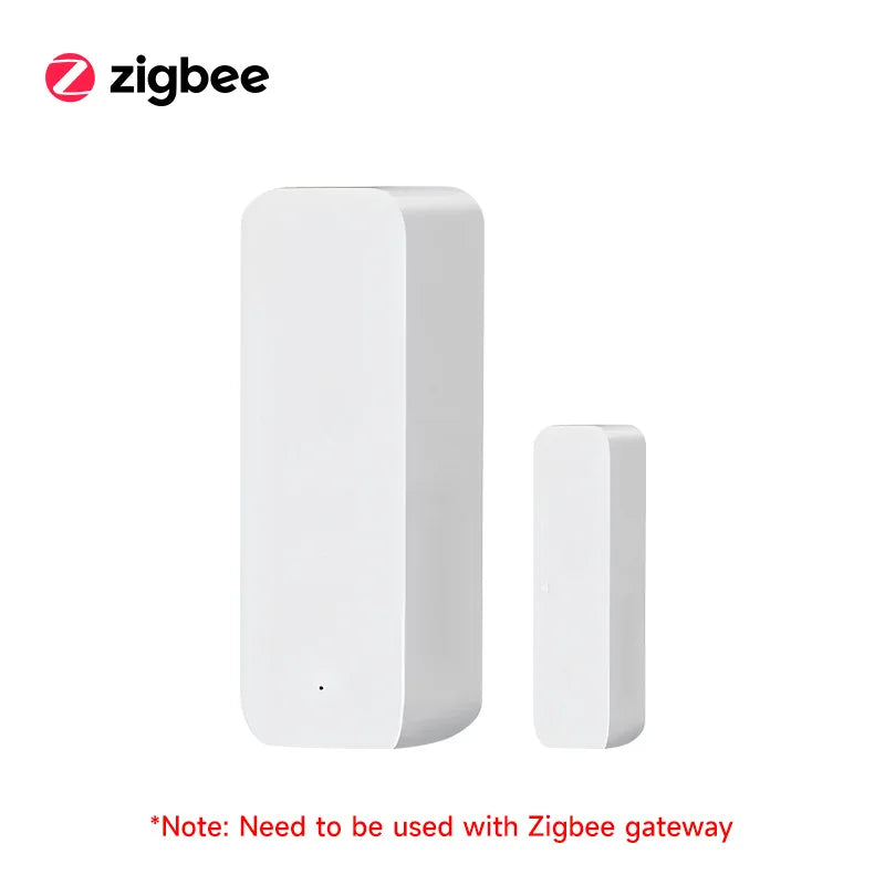 Tuya Door Window Contact Sensor Zigbee Door Magnetic Sensor App Remote Alarm Smart Home Security Detector for Alexa Google Home