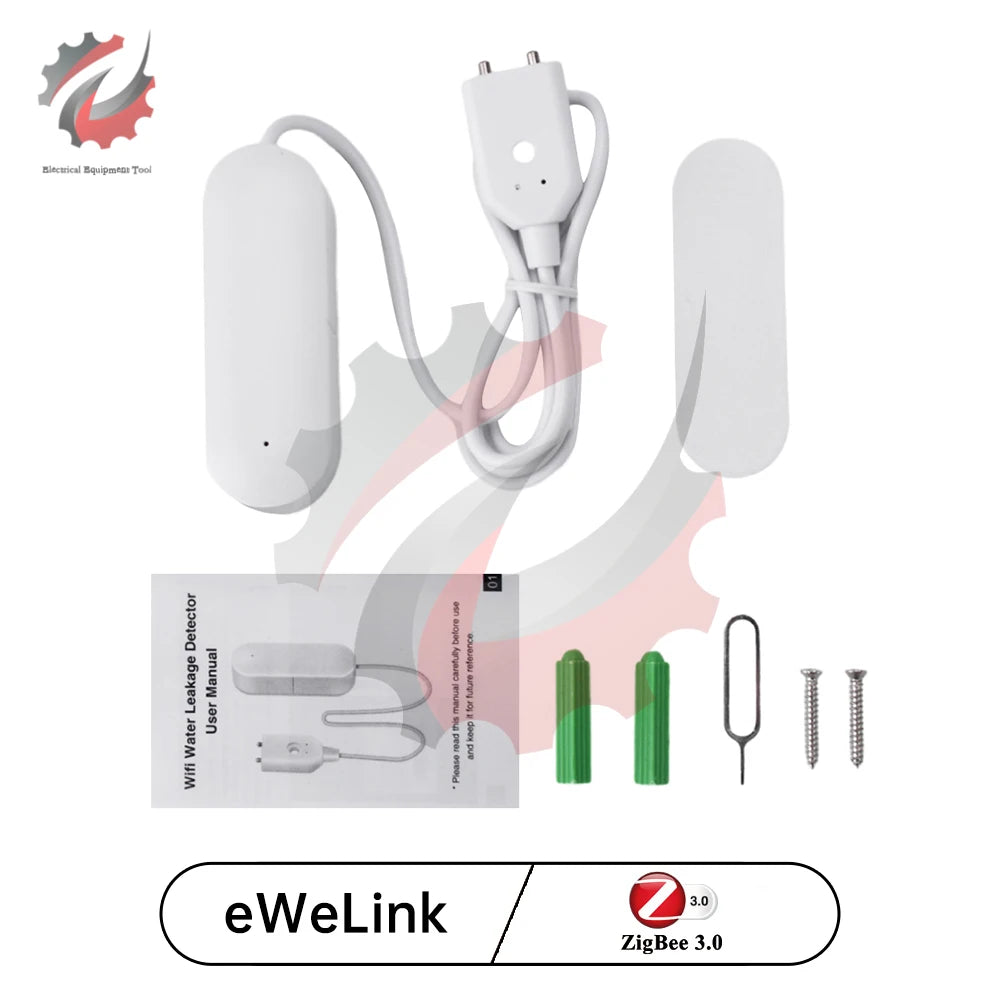 Zigbee Ewelink Water Level Sensor Smart Home Water Leakage Alarm Detector Flow Sensors Flood Alert Overflow Security Protection