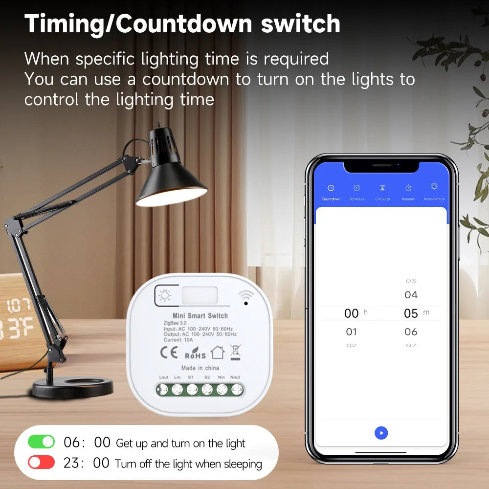 Transform Your Home with the Tuya Zigbee Self-Powered DIY Smart Switch - No Batteries, Waterproof, and Wireless Control!