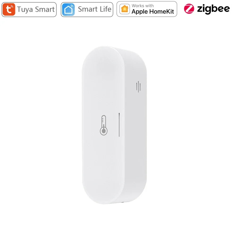 Tuya Zigbee Temperature Humidity Sensor Hygrometer Thermometer Smart Life APP Remote Works with Homekit Alexa Google Home 2Mqtt