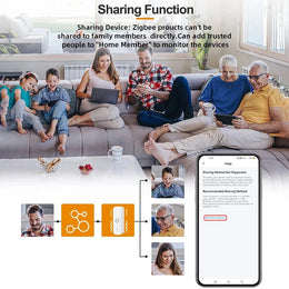 Tuya Zigbee Vibration Sensor Real Time Monitoring Door Window Detection Alarm Smart Home Security Protection System