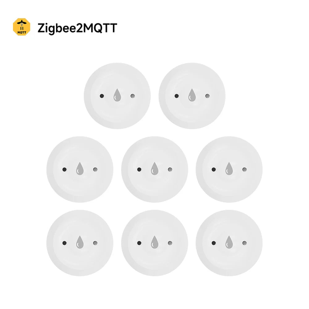 Tuya Zigbee3.0 Water Flood Linkage Sensor Detector Overflow Waterproof Smart Alarm App Remote Monitor Home Assistant Zigbee2Mqtt