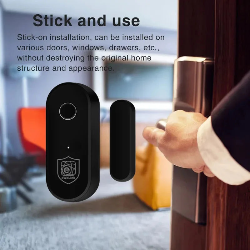 Ewelink Zigbee Door Sensor Open Closed Window Detector APP Control Smart Home Security Alarm Work with Alexa Google