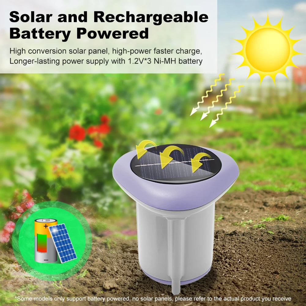 MANHOT Zigbee Smart Solar Soil Sensor IP66 Waterproof Temp Humidity Detector Monitor Home Garden Plants Cultivation Smart Life