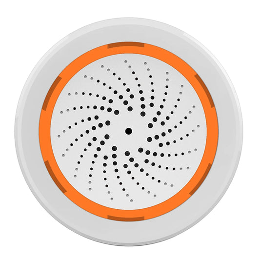 Enhance Your Home Security with the Tuya Zigbee Sound Light Sensor Smart Alarm Siren - Remote Control & USB Powered Protection System