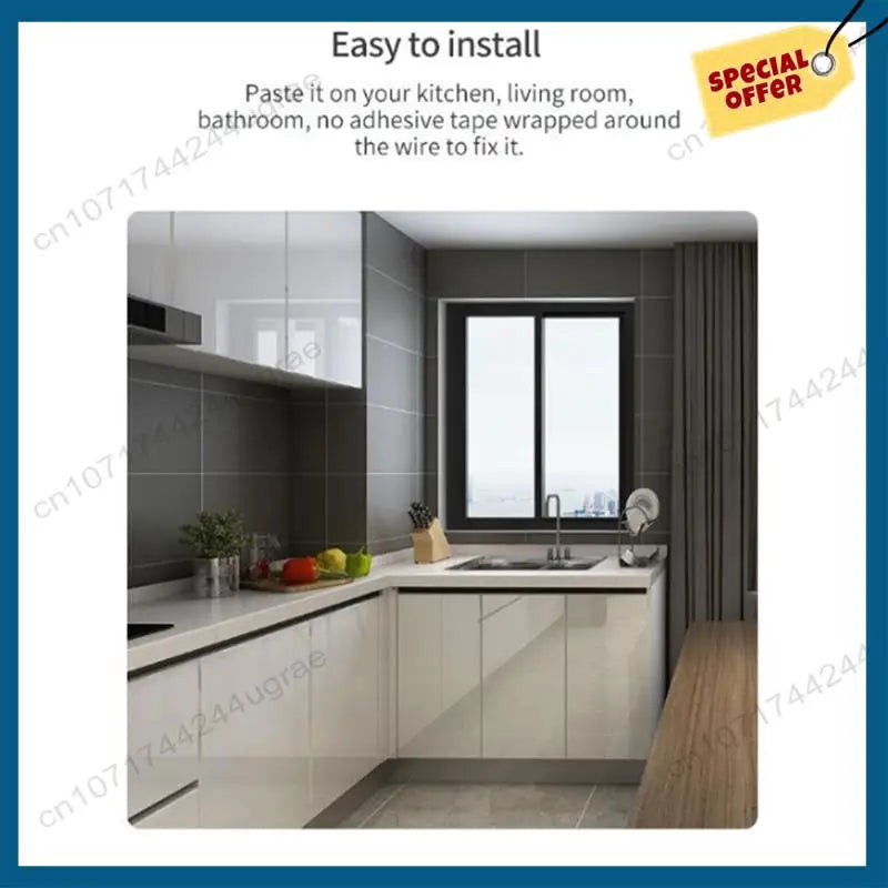 -A15I Zigbee TUYA Smart Water Leak Detector Flood Sensor Remote Monitoring via Tuya Zigbee Gateway Water Tank Full Alarm