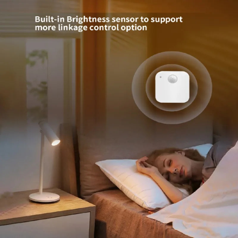 Tuya Zigbee Human Presence Detector,Luminance/Distance Detection, Smart PIR Motion Sensor Support Zigbee Home Assistant Google