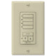 Somfy DecoFlex WireFree RTS Wall Switch, 4-Channel, Ivory