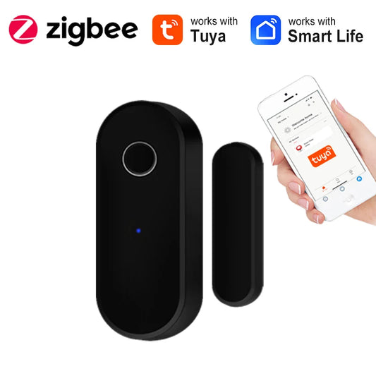 Enhance Your Home Security with the Zigbee Door & Window Sensor – Tuya Smart Life App Compatible for Remote Monitoring and Anti-Theft Protection