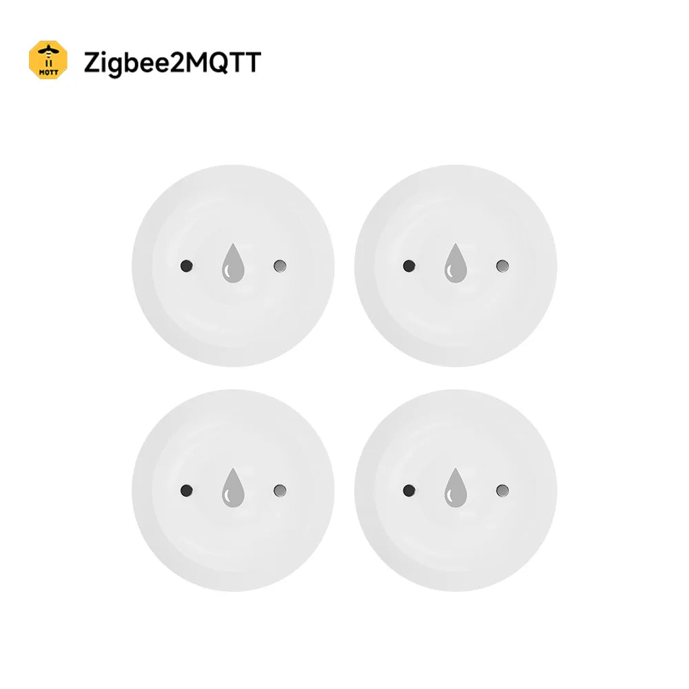 Tuya Zigbee3.0 Water Flood Linkage Sensor Detector Overflow Waterproof Smart Alarm App Remote Monitor Home Assistant Zigbee2Mqtt
