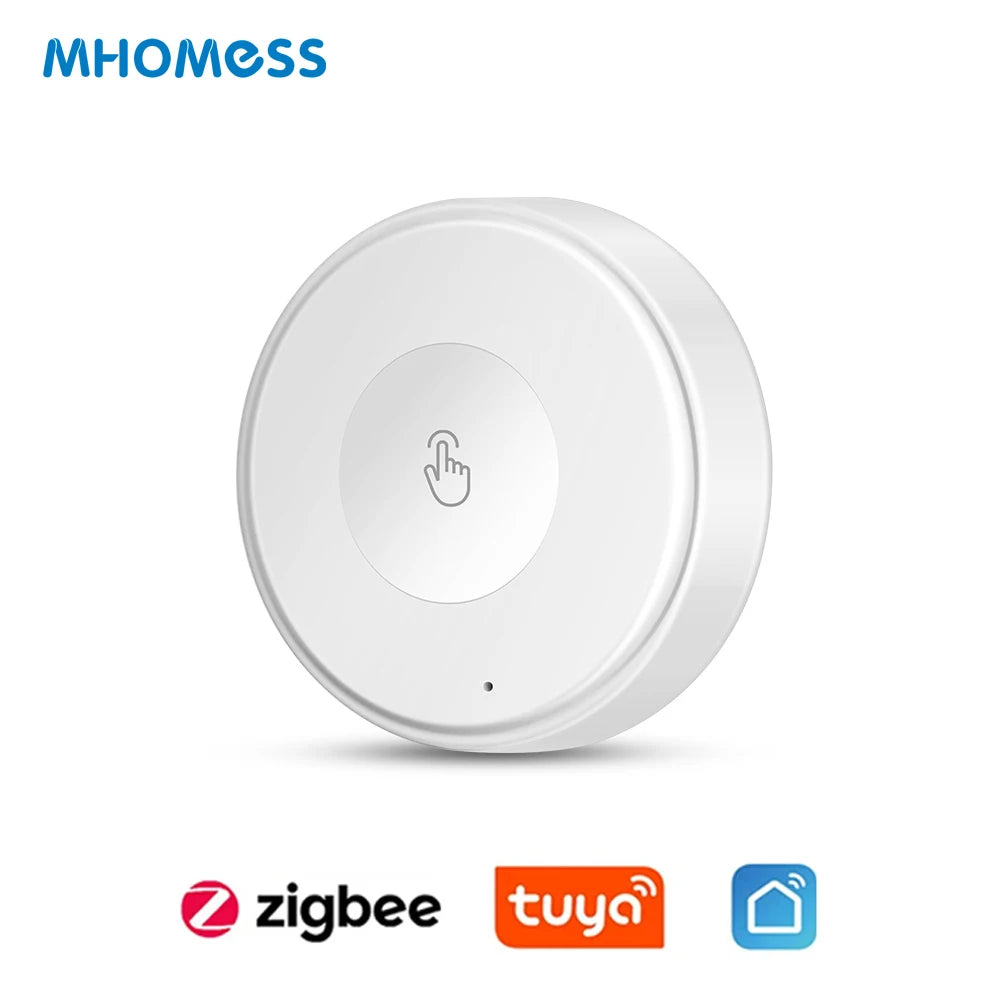 Transform Your Home with the Rechargeable Tuya Zigbee Smart Push Button Wireless Switch - Effortless Automation at Your Fingertips!