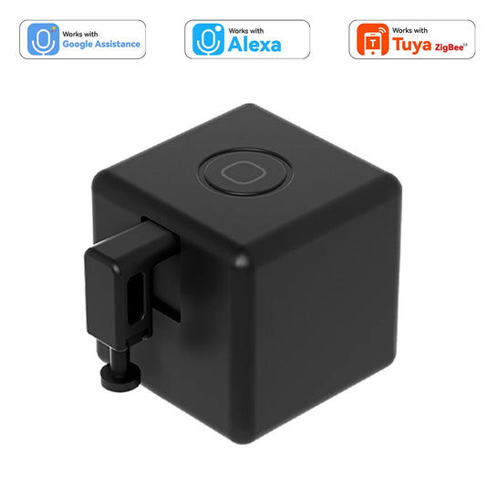 For Zigbee Smart Fingerbot plus Switch Button Pusher Touch Arms Fingerbot Works with Tuya Smart Life Control for Alexa Google
