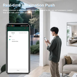 Tuya Zigbee 24G Mmwave Radar Human Presence Sensor PIR Motion Detector, Smart Life App Voice Control Alexa Google Home