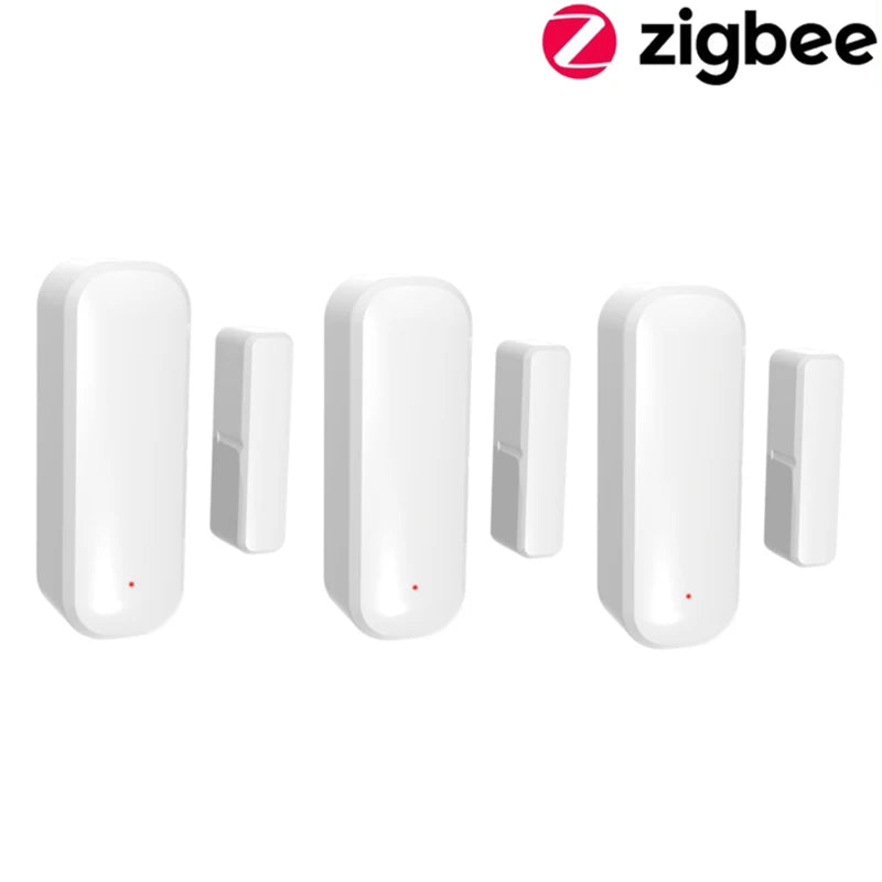 Tuya Zigbee/Wifi Magnetic Doo Window Sensor Open Closed Alarm Detector Smart Life APP Work with Alexa Google Home Need Gateway