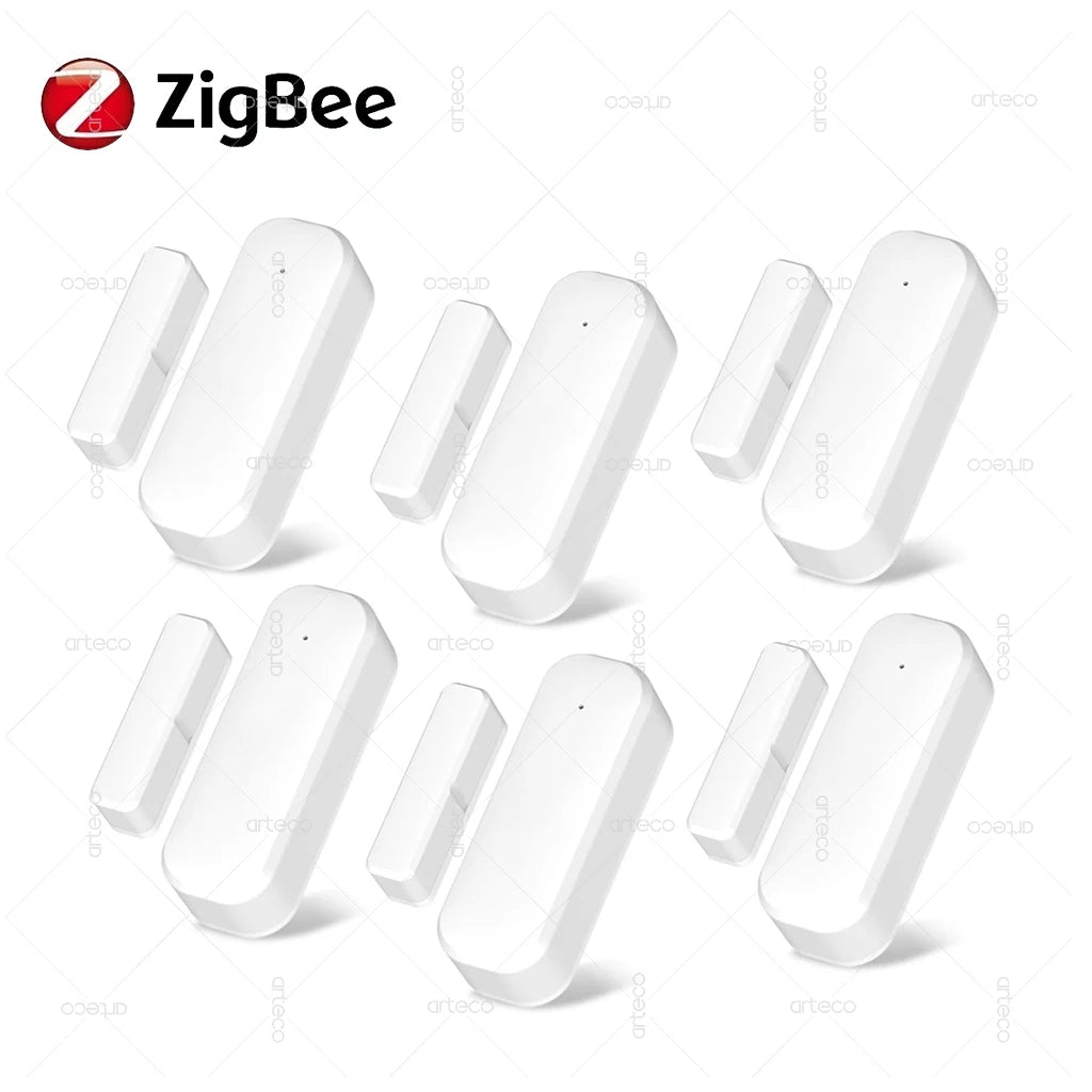 Zigbee Door Window Sensor Magnetic Contact Open Closed Detector Smart Home Alarm Security Works with TUYA Z2M Alexa Yandex Hub