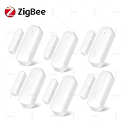 Zigbee Door Window Sensor Magnetic Contact Open Closed Detector Smart Home Alarm Security Works with TUYA Z2M Alexa Yandex Hub
