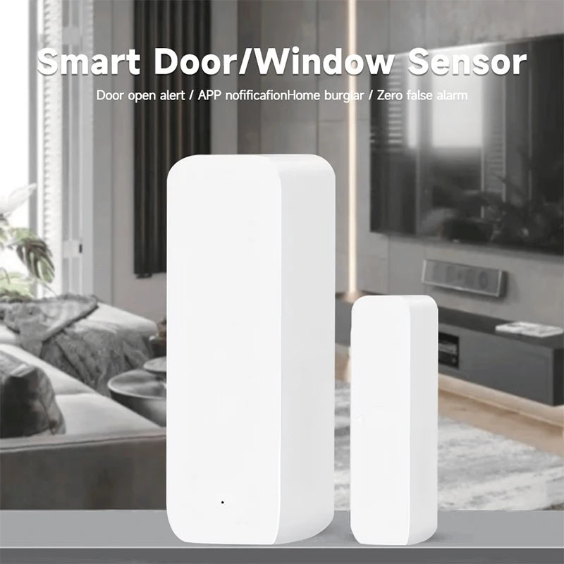 Z2M Enabled Zigbee Window Sensor, Custom Rules via Z2M, Tuya Compatible for Voice Control with Alexa & Google Home