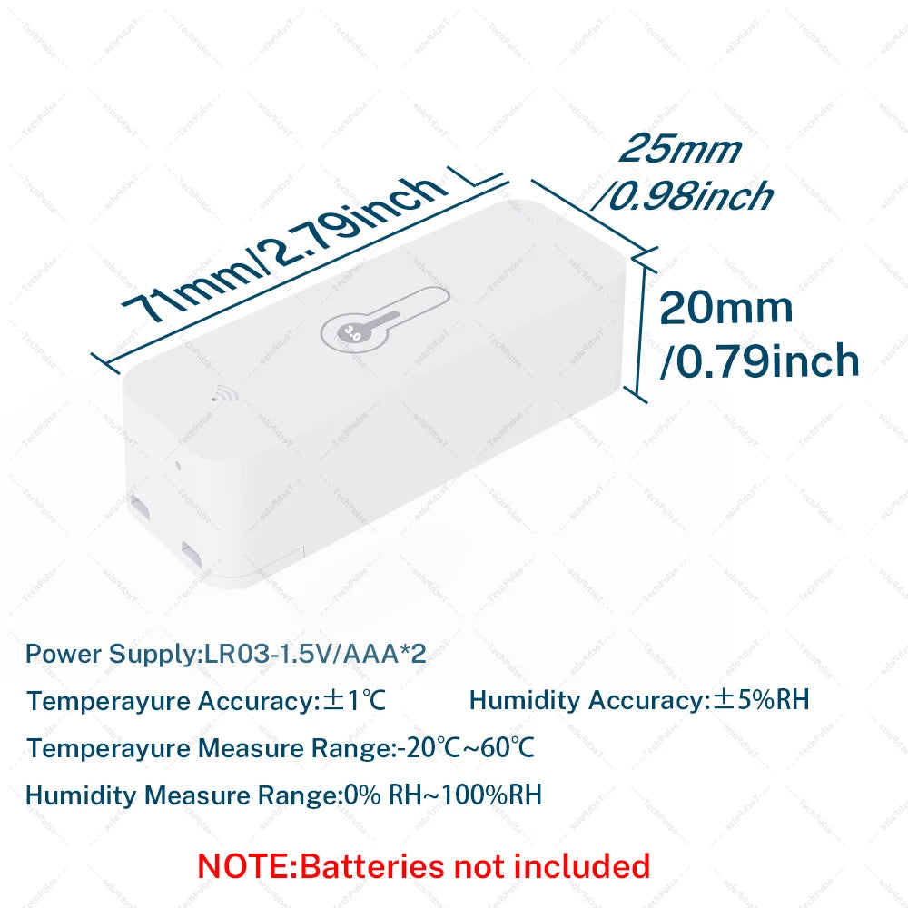 Zigbee Sensor Temperature Humidity Sensor Zigbee Hub Required Workwith HA Home Assistant Alexa Yandex ZHA Zigbee2Mqtt