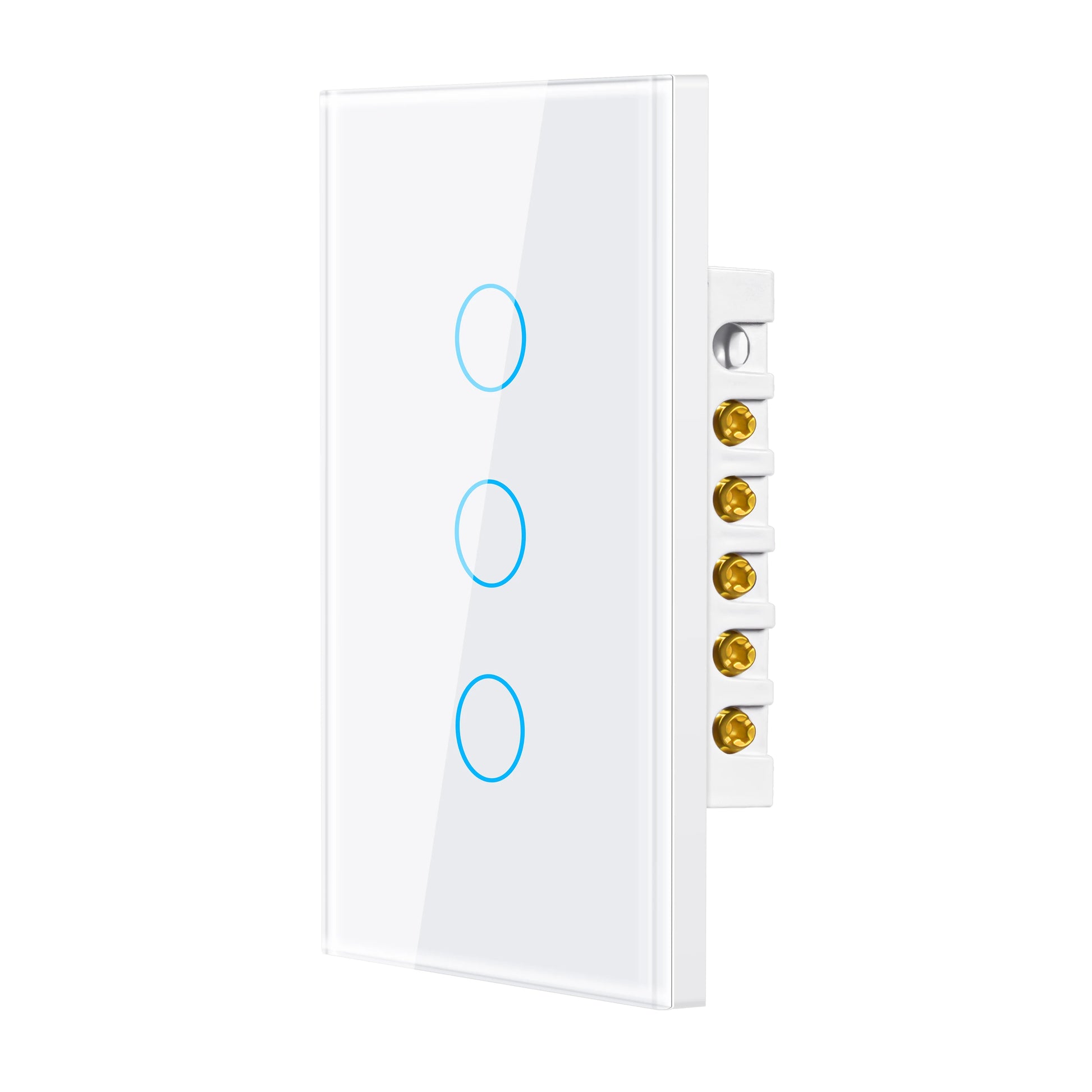 1 2 3 4 Gang Tuya Zigbee Smart Light 2-Way Control Touch Wall Switch With/No Neutral Wire Smart Life via Alexa Google Home Alice