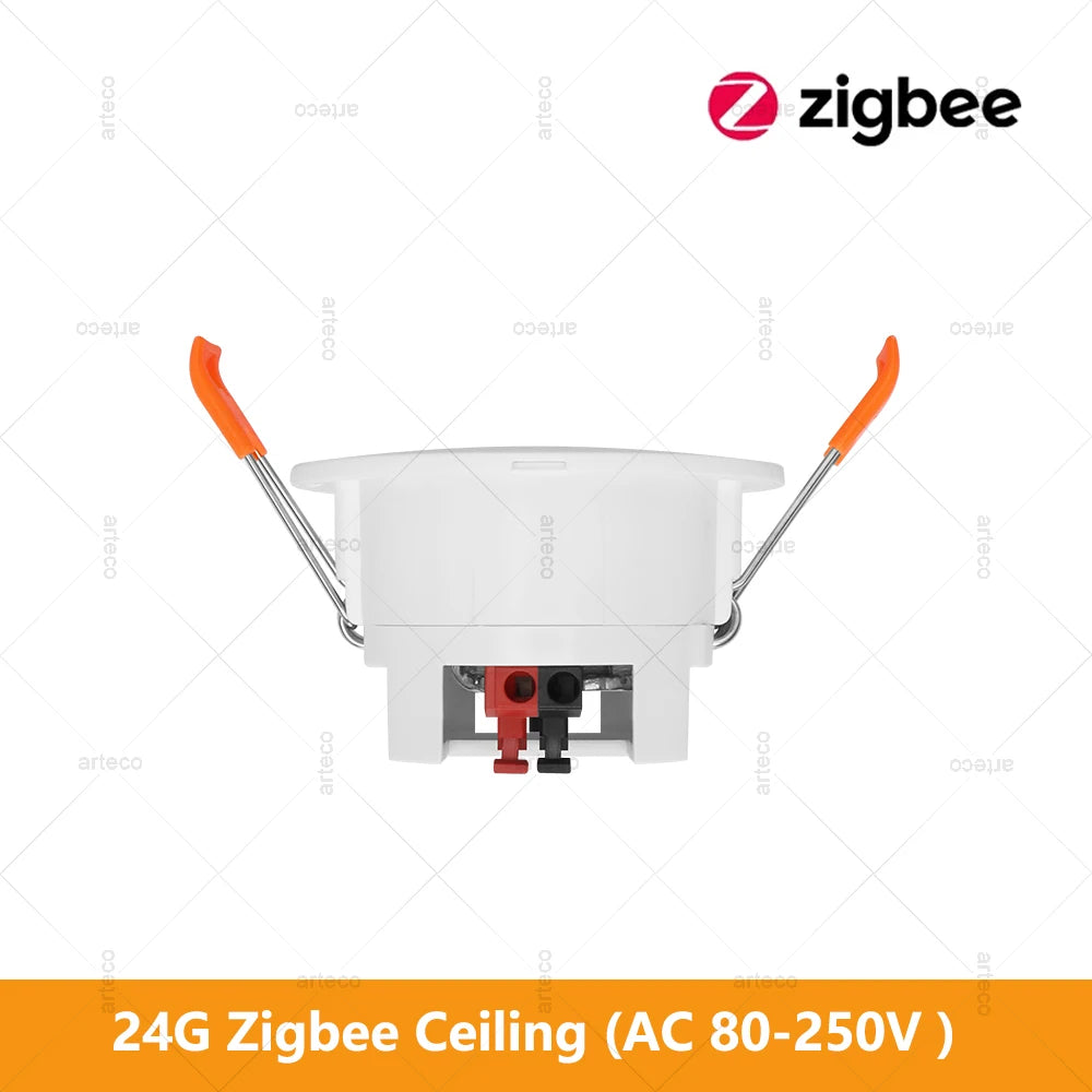 Wifi /Zigbee Human Presence Detector Smart Human Body PIR Sensor Mmwave Radar Microwave Motion Sensor with Luminance Detection