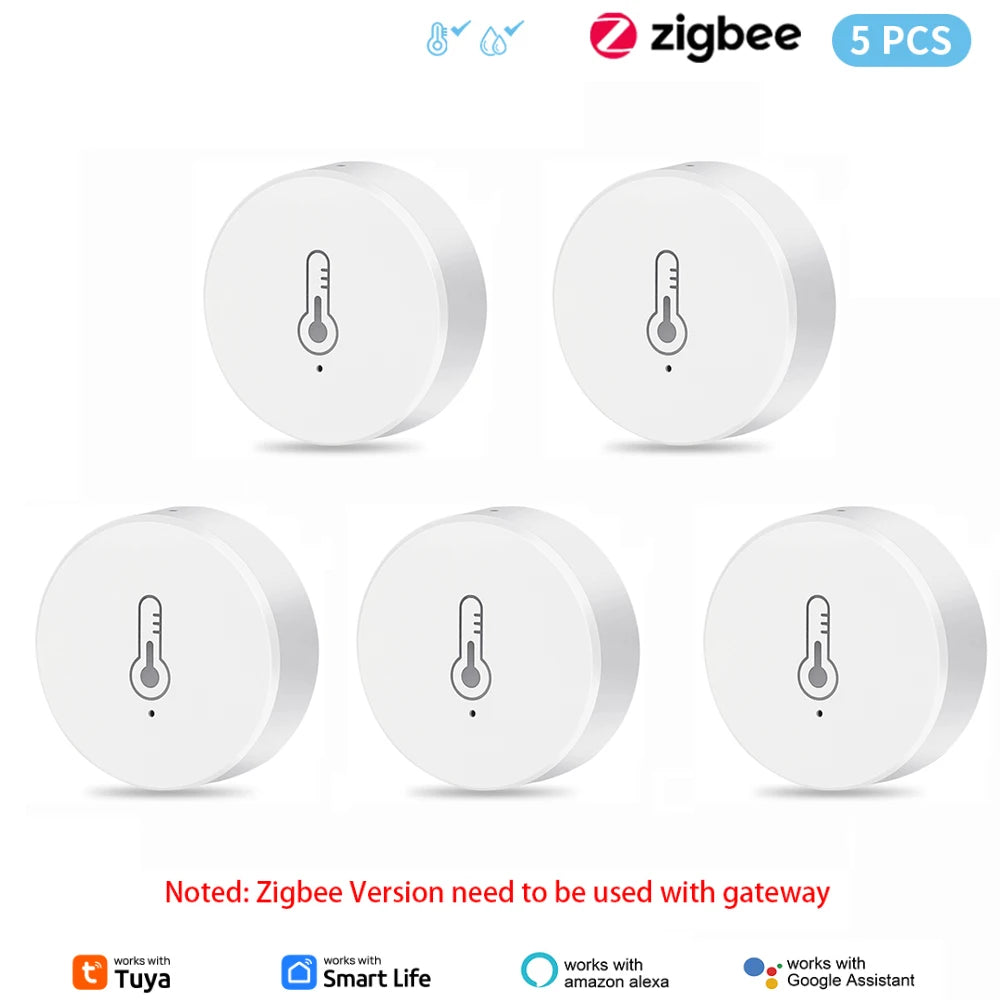 Revolutionize Your Home with the Tuya Zigbee Mini Temperature and Humidity Sensor – Smart Remote Monitoring with Alexa and Google Home Integration