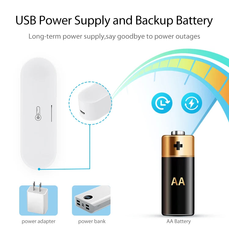 Revolutionize Your Home with the Tuya Zigbee Smart Temperature and Humidity Sensor – Seamlessly Works with HomeKit, Alexa, and Google Home