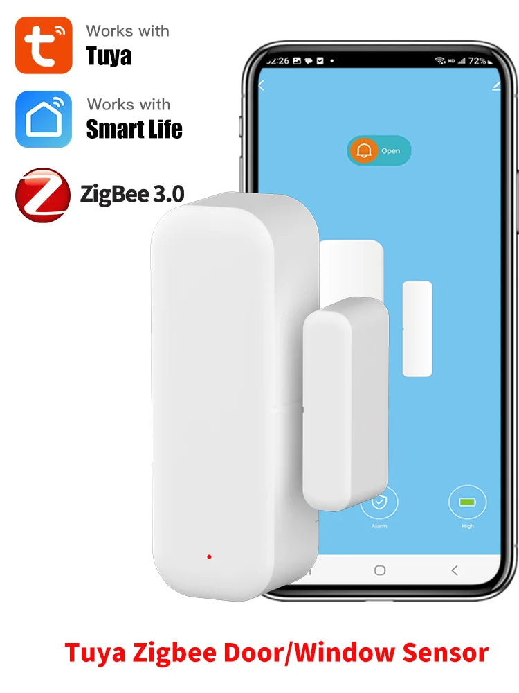 Tuya Zigbee 3.0 Door Sensor Window Sensor Contact Sensor