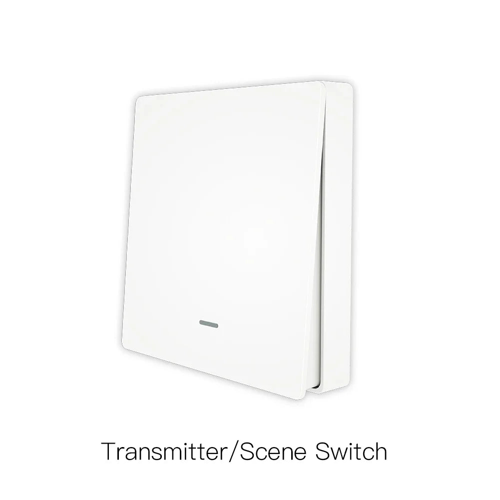 Tuya Zigbee Light Switch with Transmitter Kit No Neutral Wire No Capacitor Required Works with Alexa Google Home Smart Life