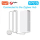 Tuya Wifi/Zigbee Water Leakage Alarm Independent WIFI Water Leak Sensor Detector Flood Alert Overflow Security Alarm System Tuya