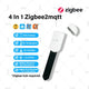 4 in 1 Zigbee Smart Soil Tester Luminance Humidity Temperature Moisture Sensor APP Real Time Monitor Works with Tuya Zigbee2Mqtt