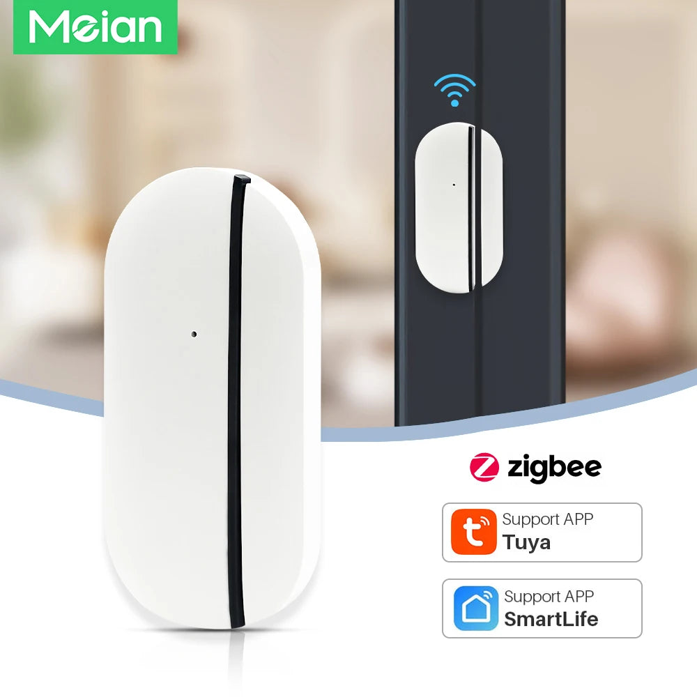 Zigbee Door and Windows Sensor Tuya Wifi Door Open/Close Detector Smart Home Automation Wireless Magnetic Door Sensor