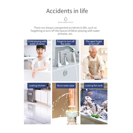 Protect Your Home with the B29C Zigbee TUYA Smart Water Leak Detector - Flood Sensor with Remote Monitoring and Water Tank Full Alarm