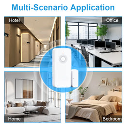 Door Window Magnetic Sensor Works with Alexa Google Tuya Zigbee Door Sensor Home Alarm Security System