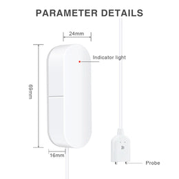 Zigbee Water Leakage Sensor Alarm Water Level Detector Flood Leakage Sensor Ewelink APP Remote Control Security Alarm System