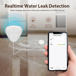 Tuya Smart Homekit for Zigbee Water Leakage Sensor Smart Home High Sensitivity Detector App Control Security Alarm System