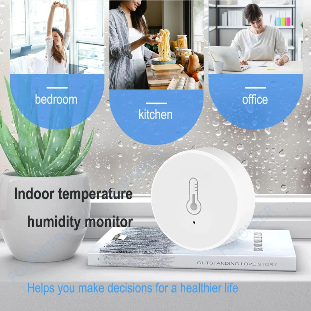 Revolutionize Your Home with the Tuya Zigbee Smart Temperature and Humidity Sensor – Effortless Monitoring with Alexa and Google Home Compatibility