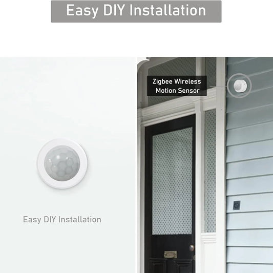 Ewelink Zigbee3.0 Motion Sensor, Wireless Motion Detector for Smart Home Automation Hub Required, Compatible with Home and Alexa