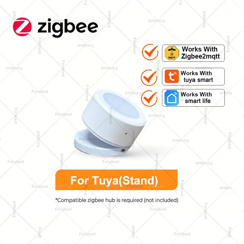 Zigbee Smart Light Sensor Illumiance Detector Real-Time Lux Brightness Monitoring Smart Home Automation for Tuya Smart Life Z2M