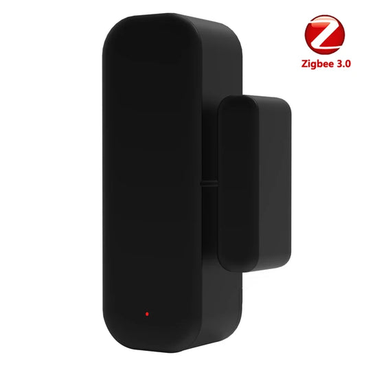 Tuya Zigbee 3.0 Door Sensor Window Sensor Contact Sensor for Smart Home Smart Life APP Remote Control Compatible with Alexa